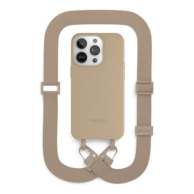 Woodcessories Change Case Bio Taupe + Change Gurt für iPhone 14 Pro Max
