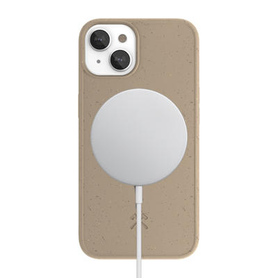 Woodcessories Bio Case Magsafe Taupe pour iPhone 13/14