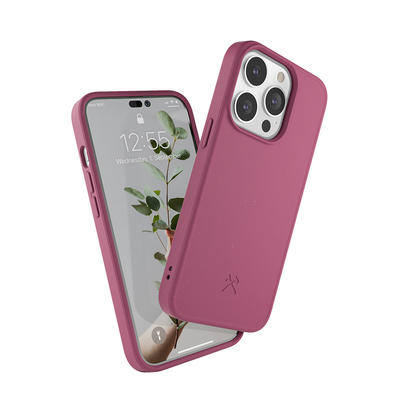 Woodcessories Bio Case Wine Red für iPhone 14 Pro