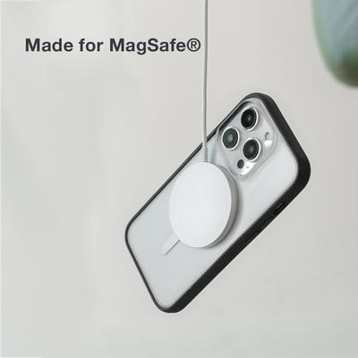 Woodcessories Clear Case Magsafe Noir/Clair pour iPhone 14 Pro