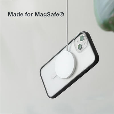 Woodcessories Clear Case Magsafe Schwarz/Klar für iPhone 14 Plus