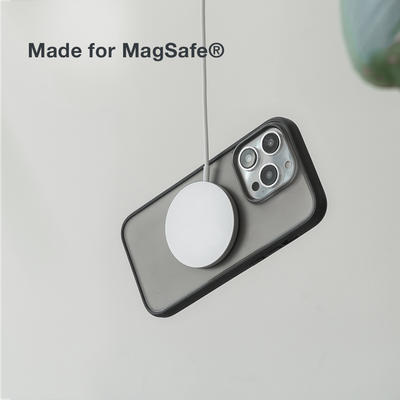 Woodcessories Clear Case Magsafe Noir/Mat pour iPhone 14 Pro Max