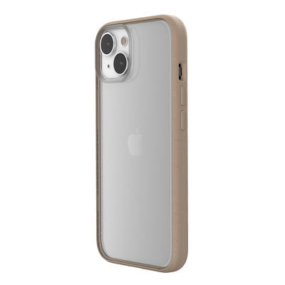Woodcessories Clear Case Taupe pour iPhone 13/14