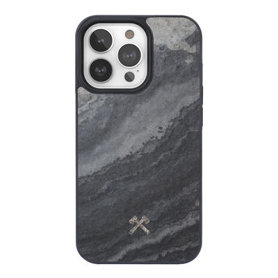 Woodcessories Bumper Case Magsafe Camo Gray für iPhone 14 Pro