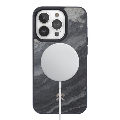 Woodcessories Bumper Case Magsafe Camo Gray pour iPhone 14 Pro Max