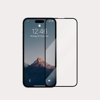 Woodcessories Premium Glass 3D Noir iPhone 15 Plus