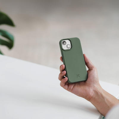 Woodcessories Bio Case Magsafe Midnight Green für iPhone 15
