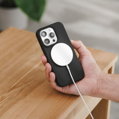 Woodcessories Bio Case Magsafe Black für iPhone 15 Pro Max