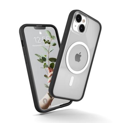 Woodcessories Clear Case Magsafe Schwarz/Klar für iPhone 15
