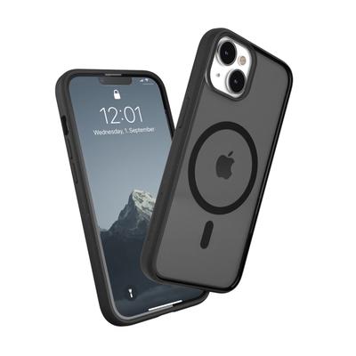 Woodcessories Clear Case Magsafe Schwarz/Matt für iPhone 15 Plus