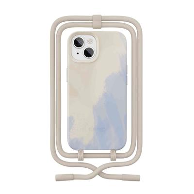 Woodcessories Change Case Bio Beige/Blue pour iPhone 15