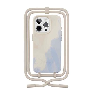 Woodcessories Change Case Bio Beige/Blue für iPhone 15 Pro