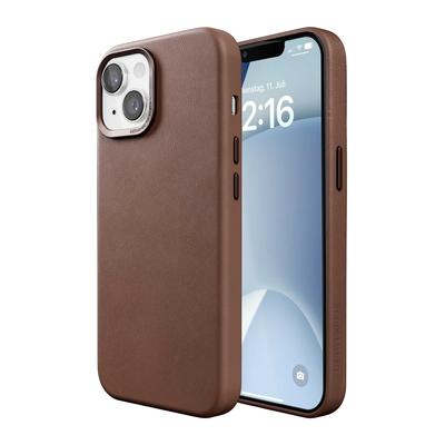 Woodcessories Bio Leather Case Braun für iPhone 15 Plus