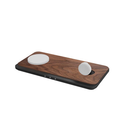 Woodcessories MultiBase Pro Wireless 3-in-1 MagSafe Ladestation 