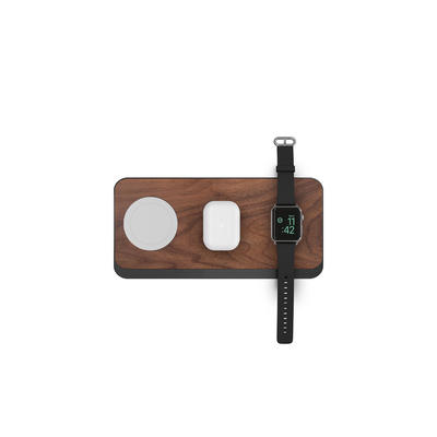 Woodcessories MultiBase Pro Wireless 3-in-1 MagSafe Ladestation 