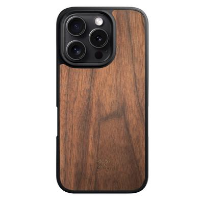Woodcessories Bumper Case Magsafe Noyer pour iPhone 16 Pro