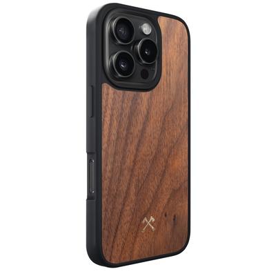 Woodcessories Bumper Case Magsafe Noyer pour iPhone 16 Pro
