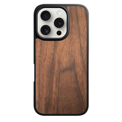 Woodcessories Bumper Case Magsafe Noyer pour iPhone 16 Pro Max