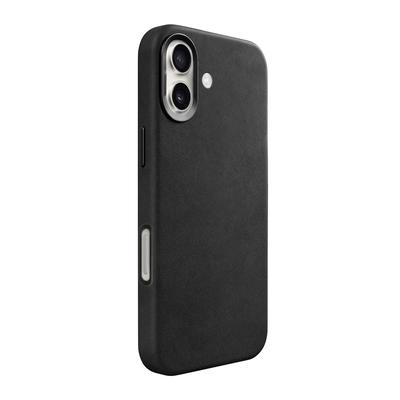 Woodcessories Bio Leather Case Schwarz für iPhone 16