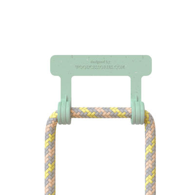 Woodcessories Change Cord Mint-Yellow