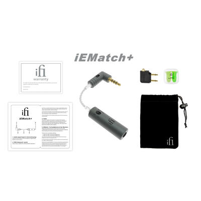 iFi iEMatch+ Commutateur de gain pour appareils/écouteurs 3.5 mm