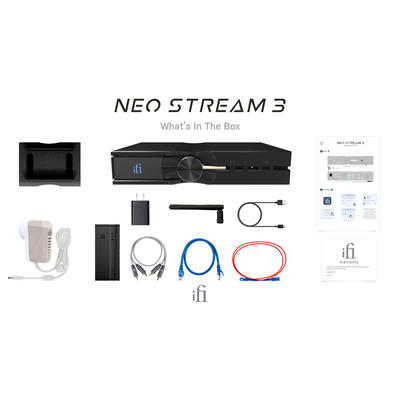 iFi NEO Stream 3 Ultra-Res WiFi/Ethernet-Streamer mit integriertem DAC