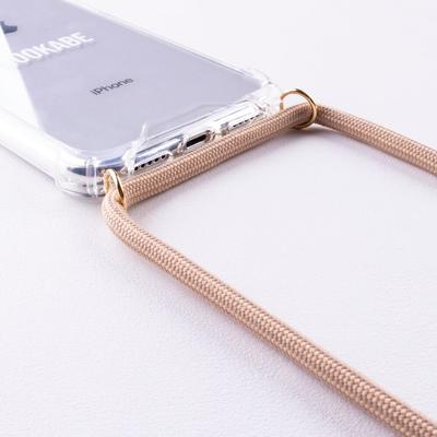 Lookabe Necklace Case Transparent mit Kordel Nude für iPhone 11 Pro