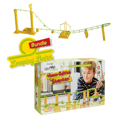 Raphi Rolli-Coaster Home-Edition Starter Bundle avec Circuit de Looping