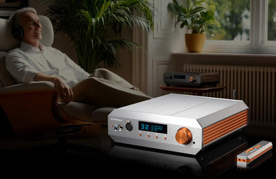Burson Audio Conductor Voyager Deluxe Amplificateur pour casque, préamplificateur, DAC USB