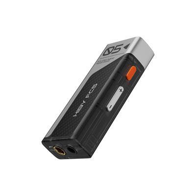 Hiby FC5 Silber Portabler DAC/Kopfhörerverstärker mit Display