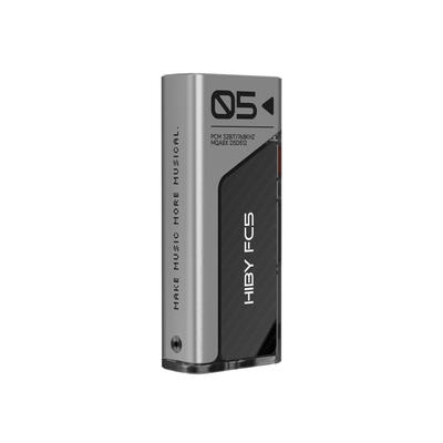 Hiby FC5 Silber Portabler DAC/Kopfhörerverstärker mit Display