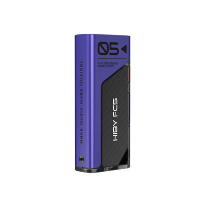 Hiby FC5 Violett Portabler DAC/Kopfhörerverstärker mit Display