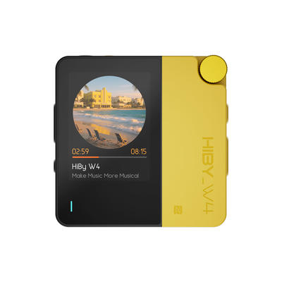 Hiby W4 Gelb Bluetooth/USB-DAC und Kopfhörerverstärker