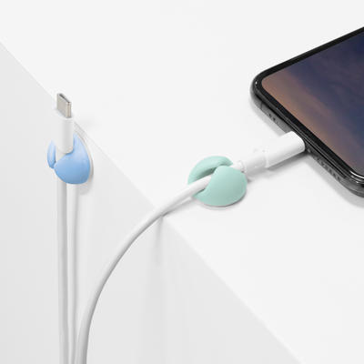 Bluelounge CableDrop Mini Blau-Töne (9 Stück)