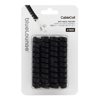 Bluelounge CableCoil Schwarz