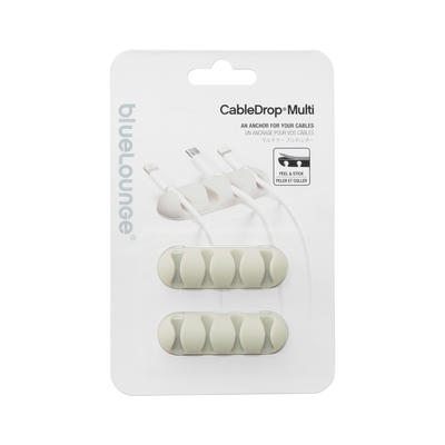 Bluelounge CableDrop Multi blanc