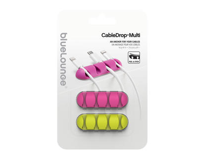 Bluelounge CableDrop Multi Pink/Grün