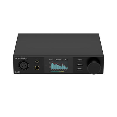 Topping DX5 II Schwarz Desktop DAC und Kopfhörer-Verstärker