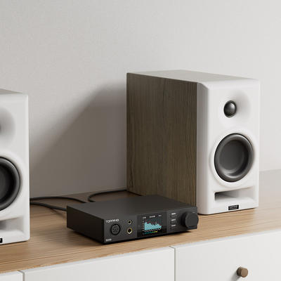 Topping DX5 II Schwarz Desktop DAC und Kopfhörer-Verstärker
