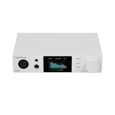 Topping DX5 II Silber Desktop DAC und Kopfhörer-Verstärker