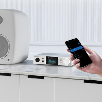 Topping DX5 II Silber Desktop DAC und Kopfhörer-Verstärker