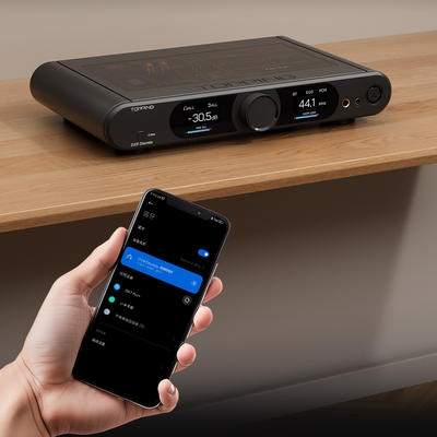 Topping DX9 Discrete Schwarz Desktop DAC und Kopfhörer-Verstärker