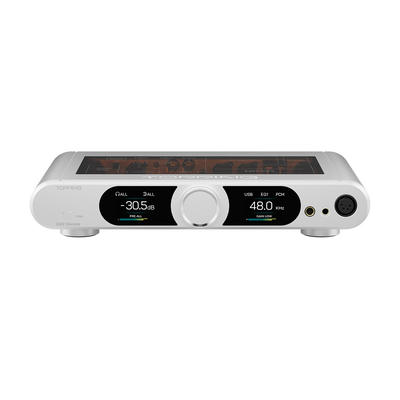 Topping DX9 Discrete Silber Desktop DAC und Kopfhörer-Verstärker