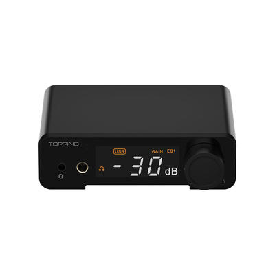 Topping DX1 II Schwarz Desktop DAC und Kopfhörer-Verstärker