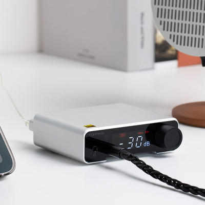 Topping DX1 II Silber Desktop DAC und Kopfhörer-Verstärker