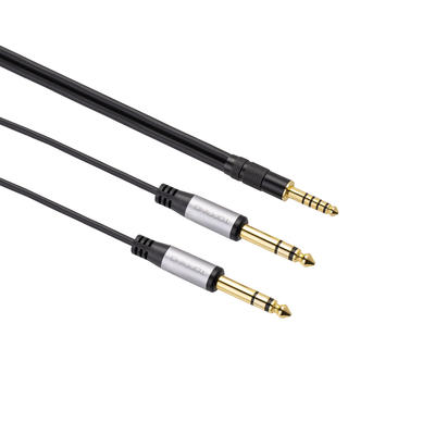 Topping B4XT6-150 câble de 4,4 mm vers 2x 6.3mm (longueur 150cm)
