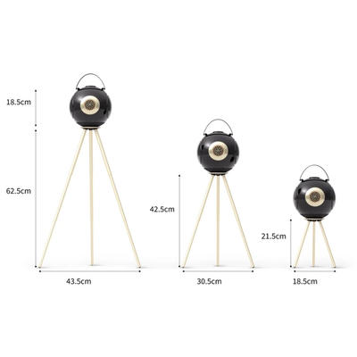 UB+ dB1 Doublebass Noir/Or Enceinte Bluetooth avec pied en aluminium Or
