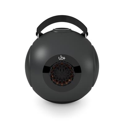 UB+ dB1 Doublebass Gris Métallisé Enceinte Bluetooth avec pied en aluminium Cuivré