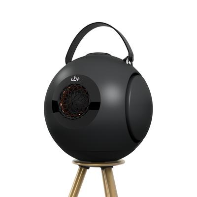 UB+ dB1 Doublebass Gris Métallisé Enceinte Bluetooth avec pied en aluminium Cuivré