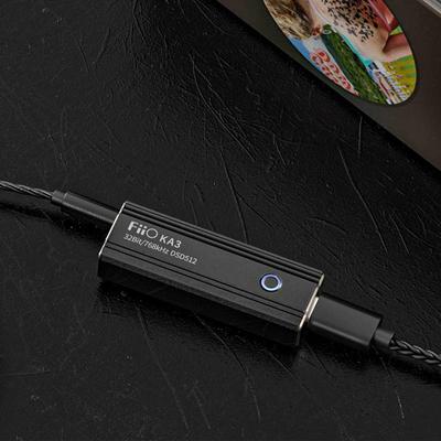 FiiO KA3 Schwarz Portabler USB-DAC/Verstärker